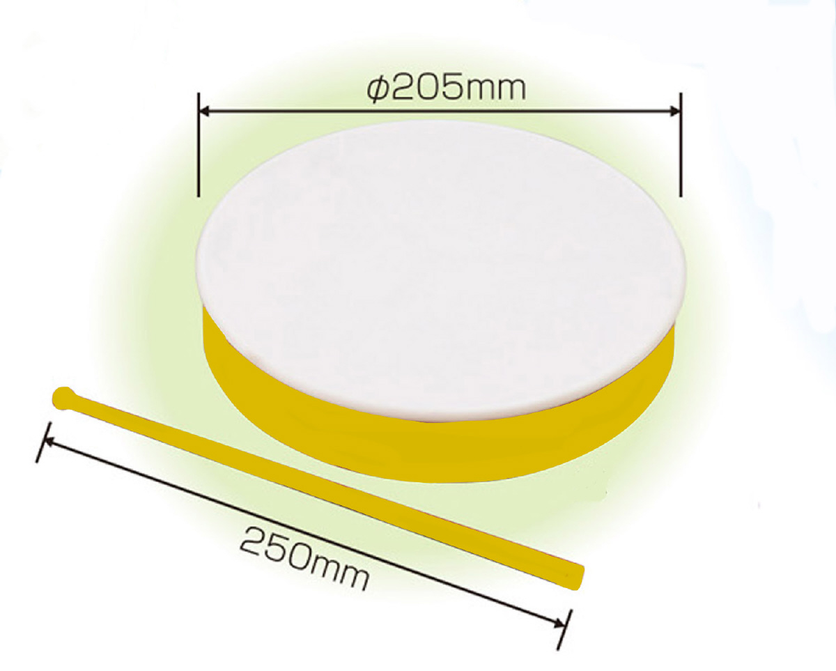 プラ製たいこ J 黄