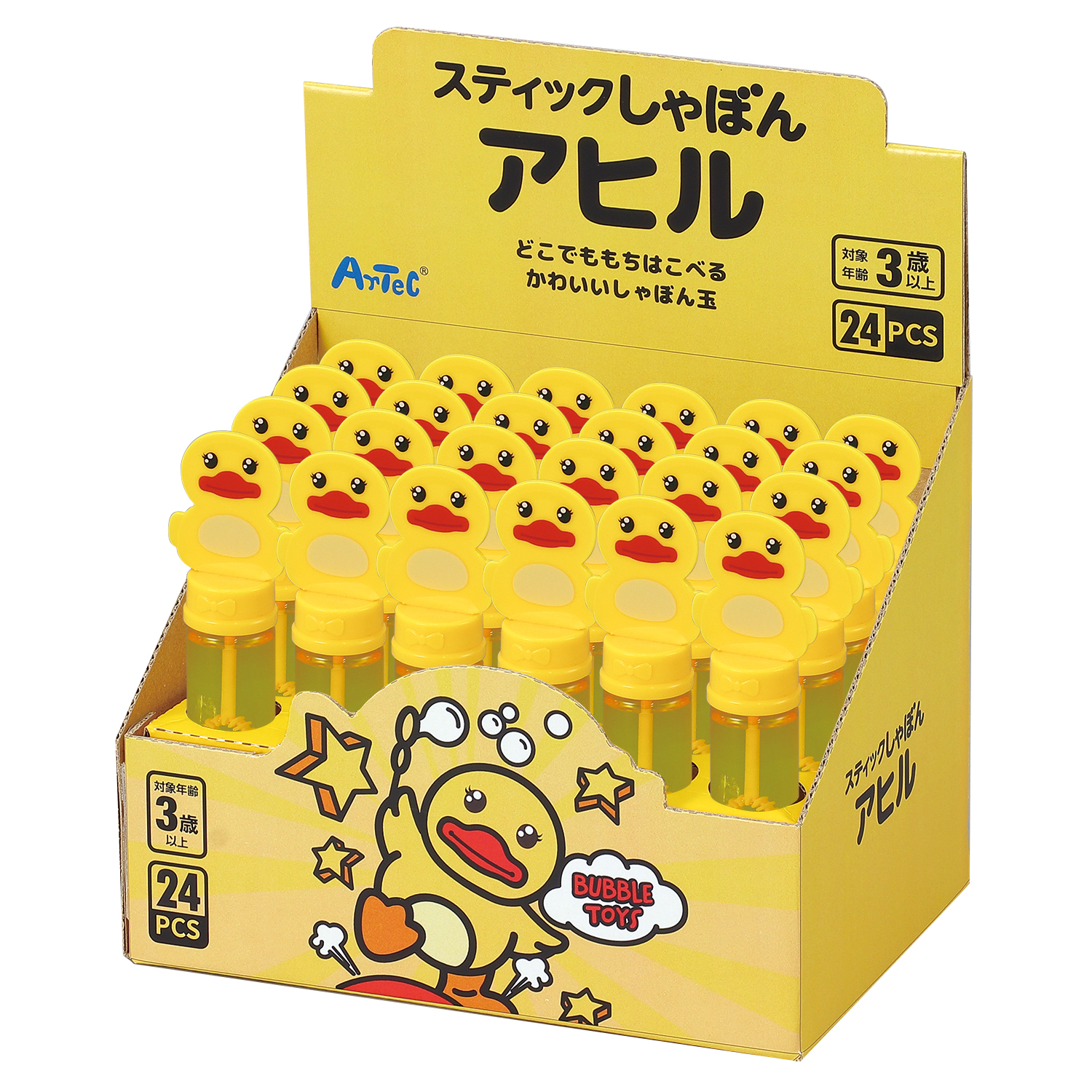 スティックしゃぼん アヒルBOXセット(24個入)