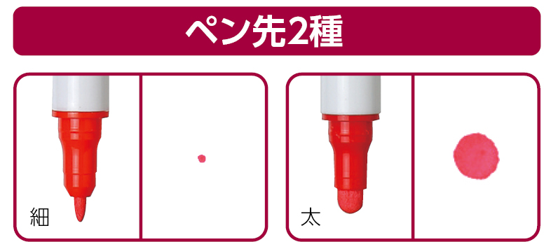 ドットマーカーペン　黄